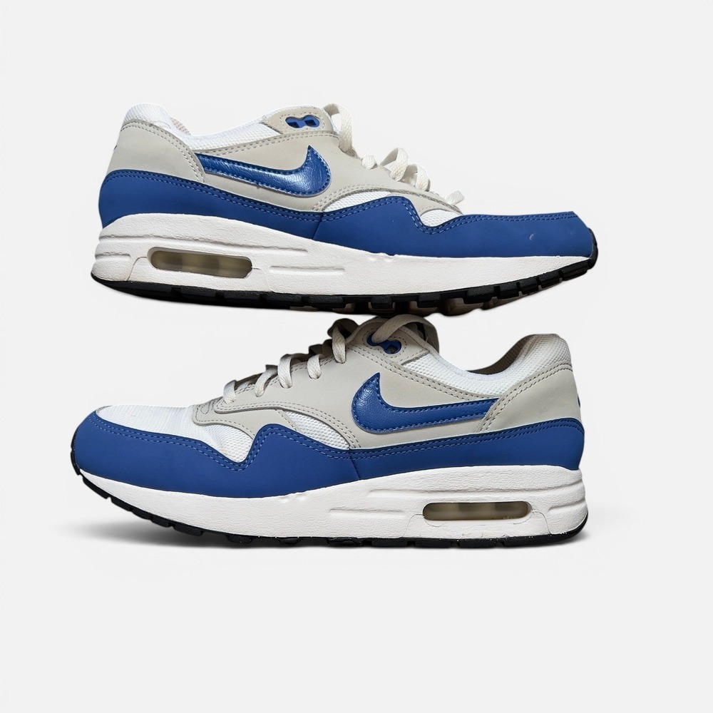 Nike‎ Air Max 1 White Game Royal Blue Mens 7 Womens 8.5 DZ3307-104 Shoes